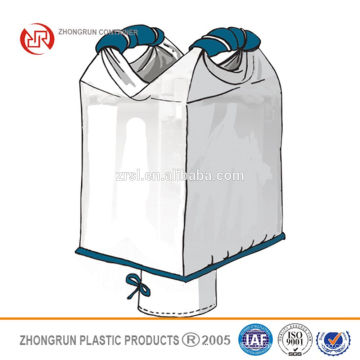 Plastic Big Bags Q-Bag mit zwei Schlaufen für Calciumcarbonat, 1200kg große Schüttgutsäcke